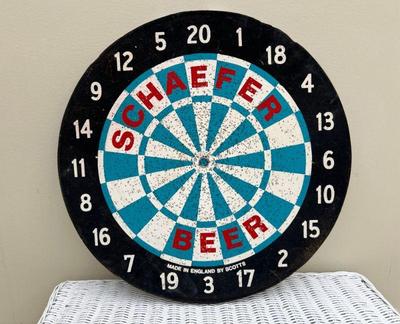 Vintage Schaefer Beer Dartboard