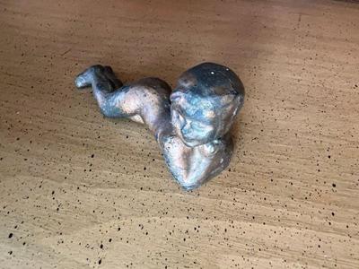 Bronze Cherub Figurine