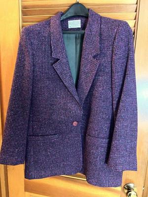 Vintage Miss Pendleton Plum Purple Blazer