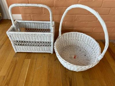 Wicker Basket Duo