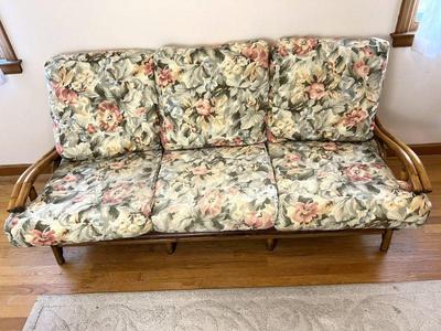 Vintage Superior Reed & Rattan Furniture Co. Rattan Sofa