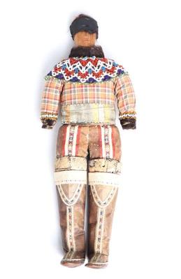 Lot 532 native greenland inuit inupiat) peoples doll, 20th c.