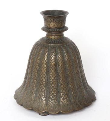 Lot 448 bronze islamic ornate hookah base