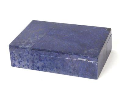 Lot 402 beautiful lapis lazuli jewelry box 735 grams