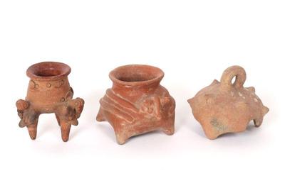 Lot 343 group of pre colombian ceramics