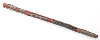 Lot 595 ornate aboriginal painted didgeridoo