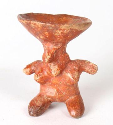 Lot 337 jalisco red slipped kneeling woman