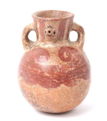 Lot 263 pre columbian polychrome effigy vessel 1000 1350ce