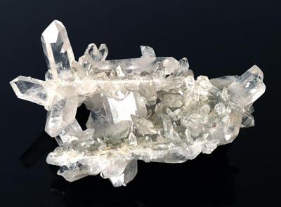 Lot 397 large quartz crystal cluster