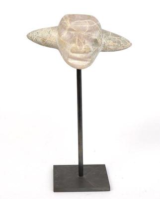 Lot 101 pre columbian stone head' mace, costa rica 500 900 ce