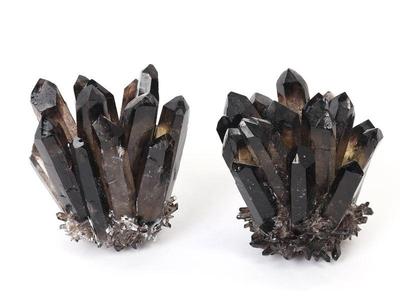 Lot 401 smoky quartz crystal blossom clusters