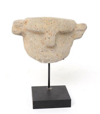 Lot 278 costa rican stone trophy head
