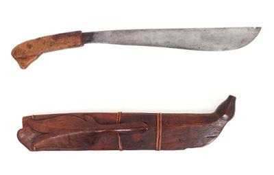 Lot 94 mindanao bolo sword wscabbard 19th c.