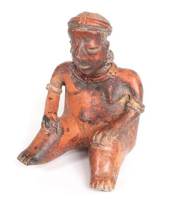 Lot 347 very fine san sebastian style figure nayarit