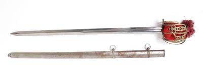 Lot 42 scottish basket hilt style sword w scabbard
