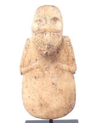 Lot 270 taino bird man effigy celt 900 1500 bce
