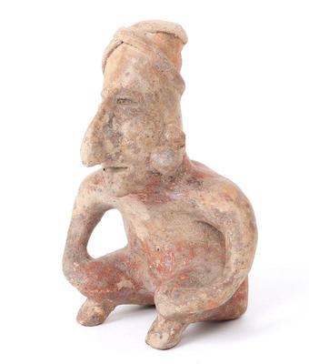 Lot 299 jalisco seated male figure 300 bce 300 ce