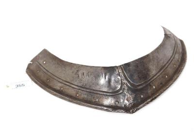 Lot 147 element of armour 16th c.