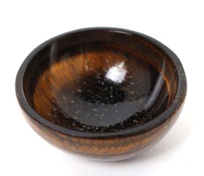 Lot 385 lovely miniature tigers eye bowl