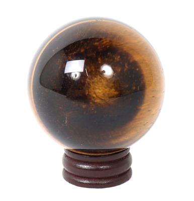 Lot 394 gorgeous tiger s eye miniature sphere
