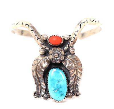 Lot 224 gorgeous native american hand made cuff bracelet