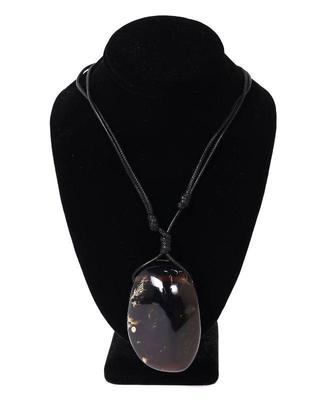 Lot 179 gorgeous natural amber specimen necklace