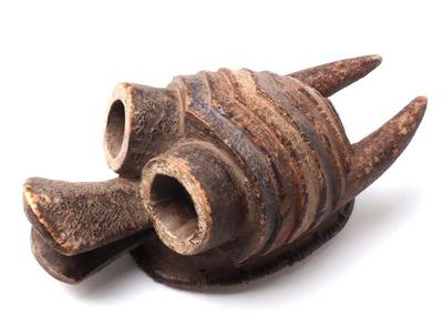 Lot 579 mumuye horned mask nigeria