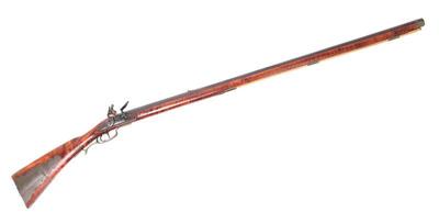 Lot 102 maple flintlock kentucky rifle