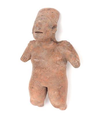 Lot 296 large jalisco laying female figure 300 bce 300 ce