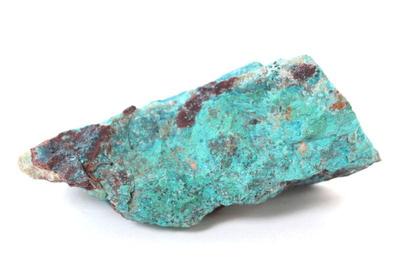 Lot 388 lovely small section of raw turquoise 138 grams