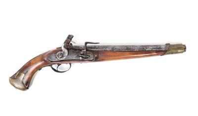 Lot 116 rare continental flintlock martial pistol circa 1770
