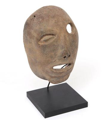 Lot 332 costa rican pottery transformation death mask
