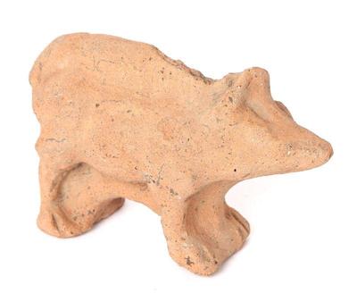 Lot 256 roman terracotta model of a warthog boar