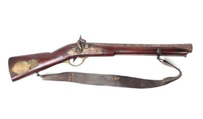 Lot 105 antique percussion blunderbuss 19th c.