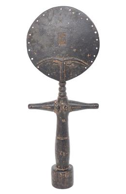 Lot 569 well patinated akuaba fertility doll ghana