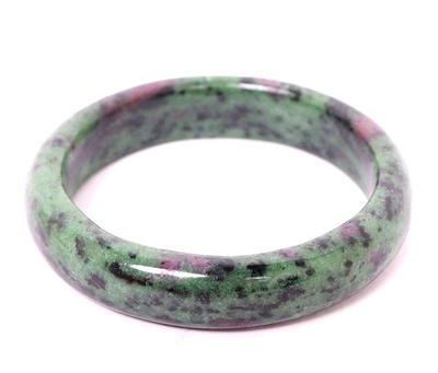 Lot 194 stunning natural ruby polished bangle bracelet