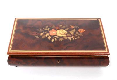 Lot 244 gorgeous italian wood music jewelry box