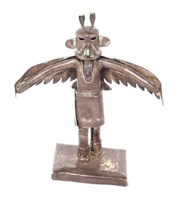 Lot 534 jeffrey castillo vintage kachina doll silver 70 grams