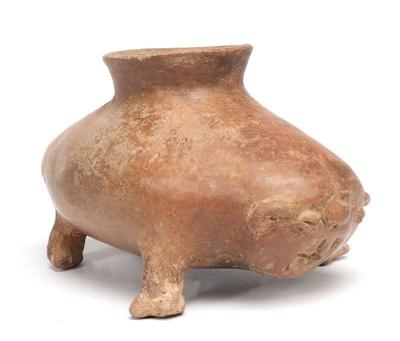 Lot 342 rare colima tomb gopher effigy vessel