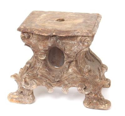 Lot 363 italian baroque reliquary base 17th c.