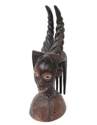 Lot 568 yoruba helmet crest head piece nigeria