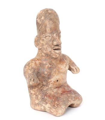 Lot 298 jalisco pottery seated female 300 bce 300 ce