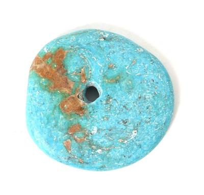 Lot 201 lovely turquoise disc pendant