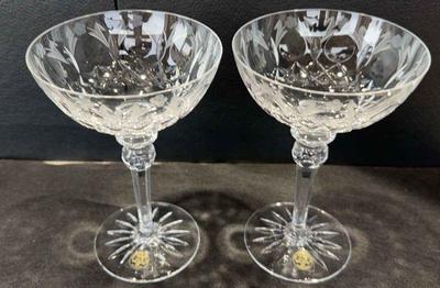 Lead Crystal Glasses * Rogaska * Hand Crafted In Yugoslavia
