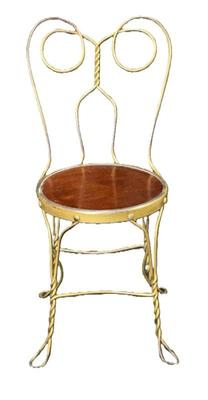 Antique Ice Cream Parlor Chair
