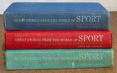 First Edition * Set Of Three Books * Great Stories From The World Of Sports *
