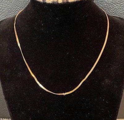 14K Yellow Gold Serpentine Chain * Scrap * 2.45g
