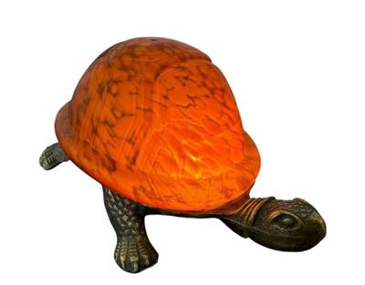 Unique Tortoise Lamp * Light Illuminates Shell * 10x6x5 Inches
