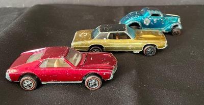 Vintage Redline Matchbox Metal Cars * Tbird * A.M.X * 36 Ford Coupe

