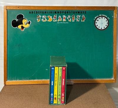 Disney Double Sided Chalk Board * Wonderful World Of Disney Book Set

